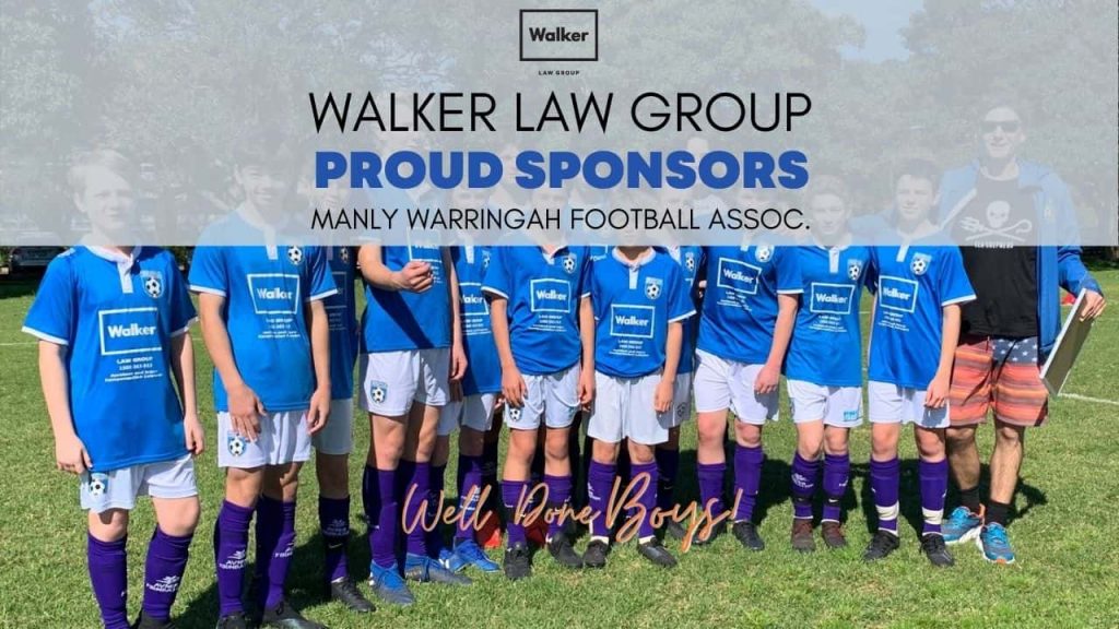 Manly Warringah Soccer Assoc Sport Local Sponsors Walker Law Group