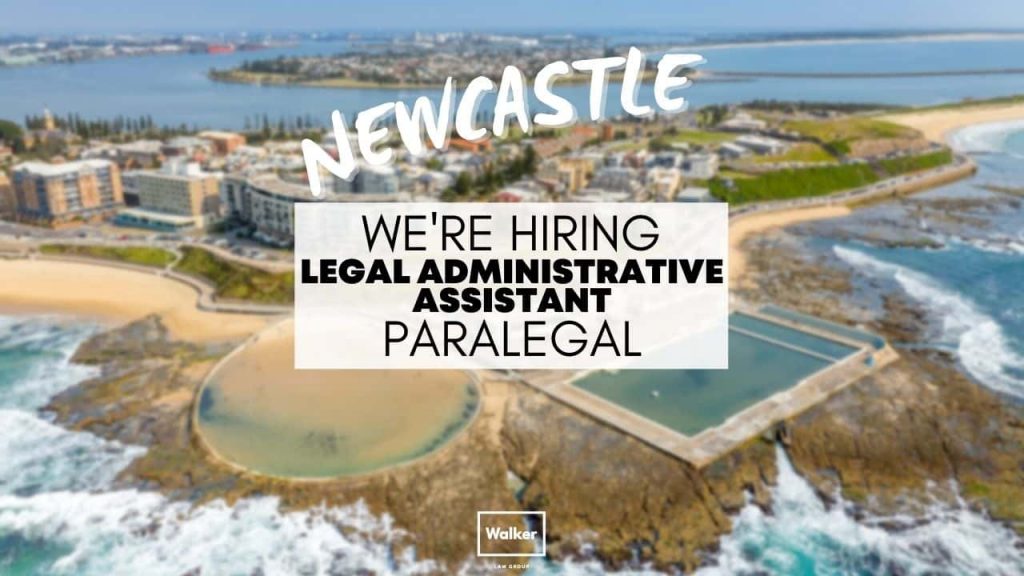 newcastle paralegal legal assistant position available