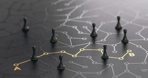 a black table with a bunch of yellow and black pins