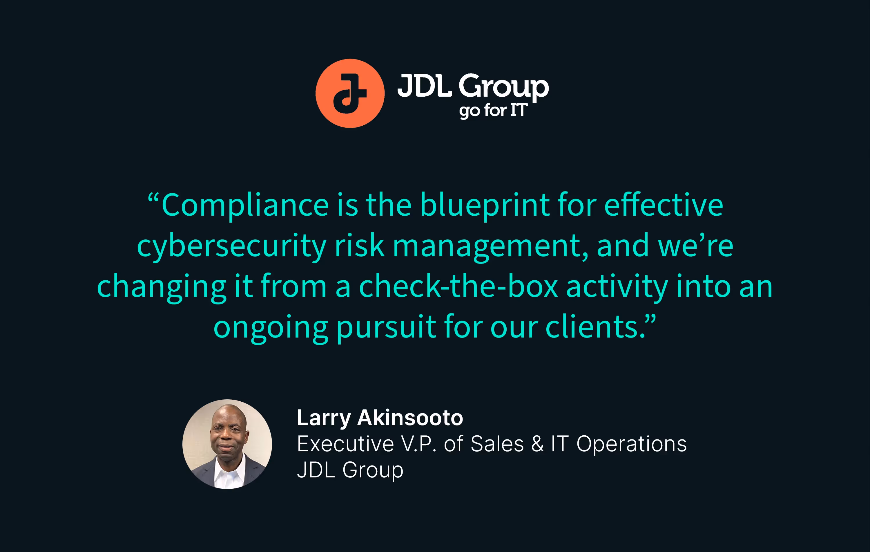 Quote - Larry Akinsooto