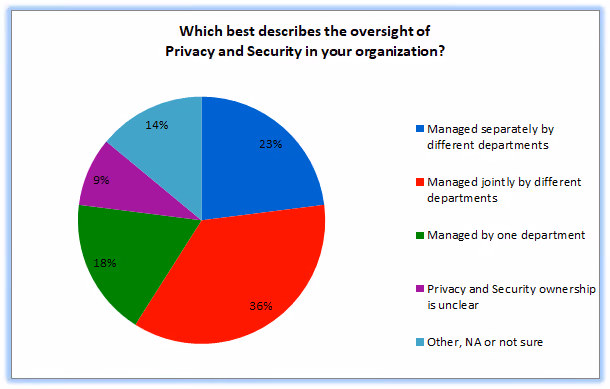 Privacy and Security Oversight Pie Chart