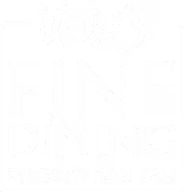 Logo with the text Victor's Fine Dining by Christian Bau in stylized white font on black background.