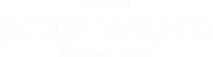 White text reading "Watch's Rote Wand Gourmet Hotel" on a transparent background.