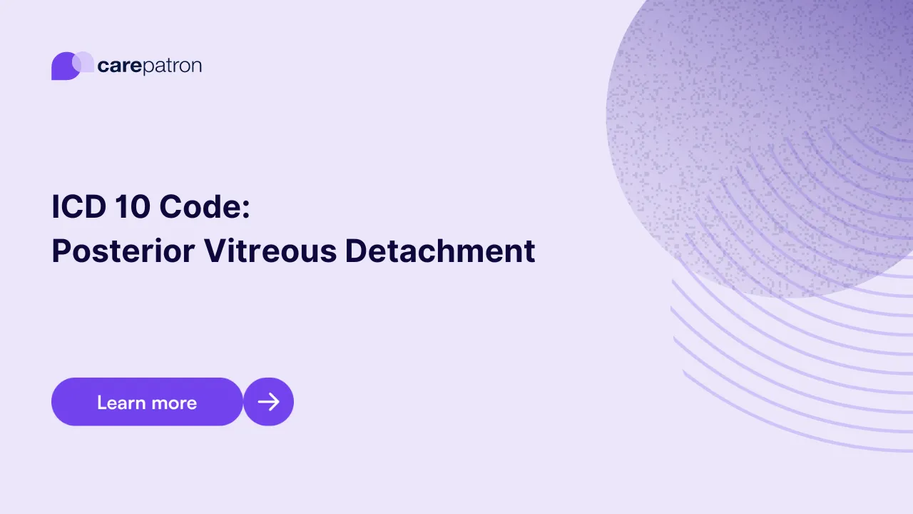 Posterior Vitreous Detachment ICD-10-CM Codes | 2023