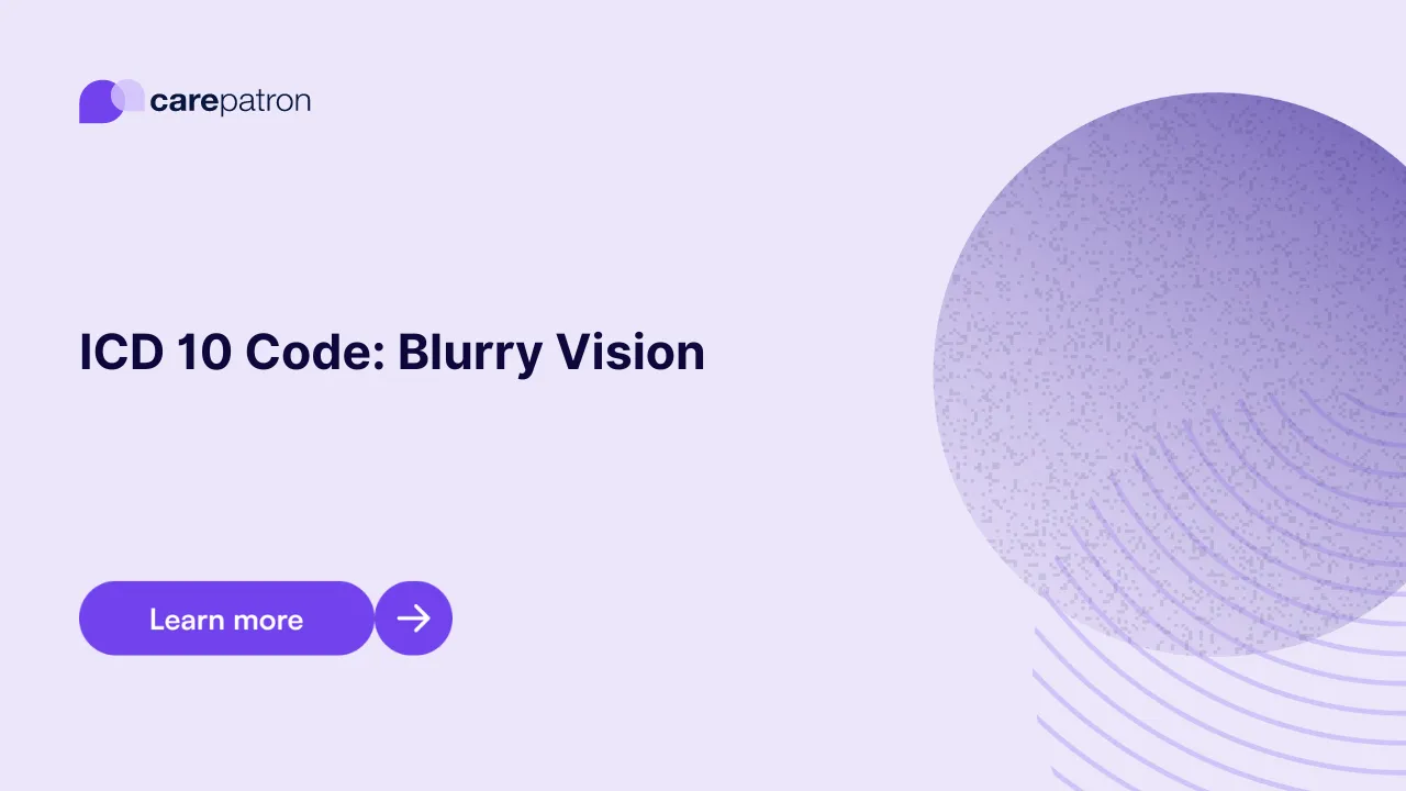 Blurry Vision ICD-10-CM Codes | 2023