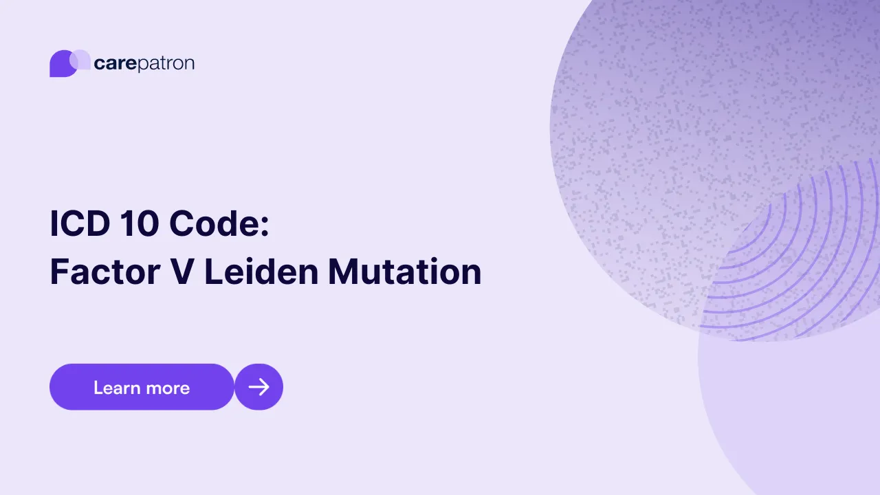 Factor V Leiden ICD-10-CM Codes | 2023