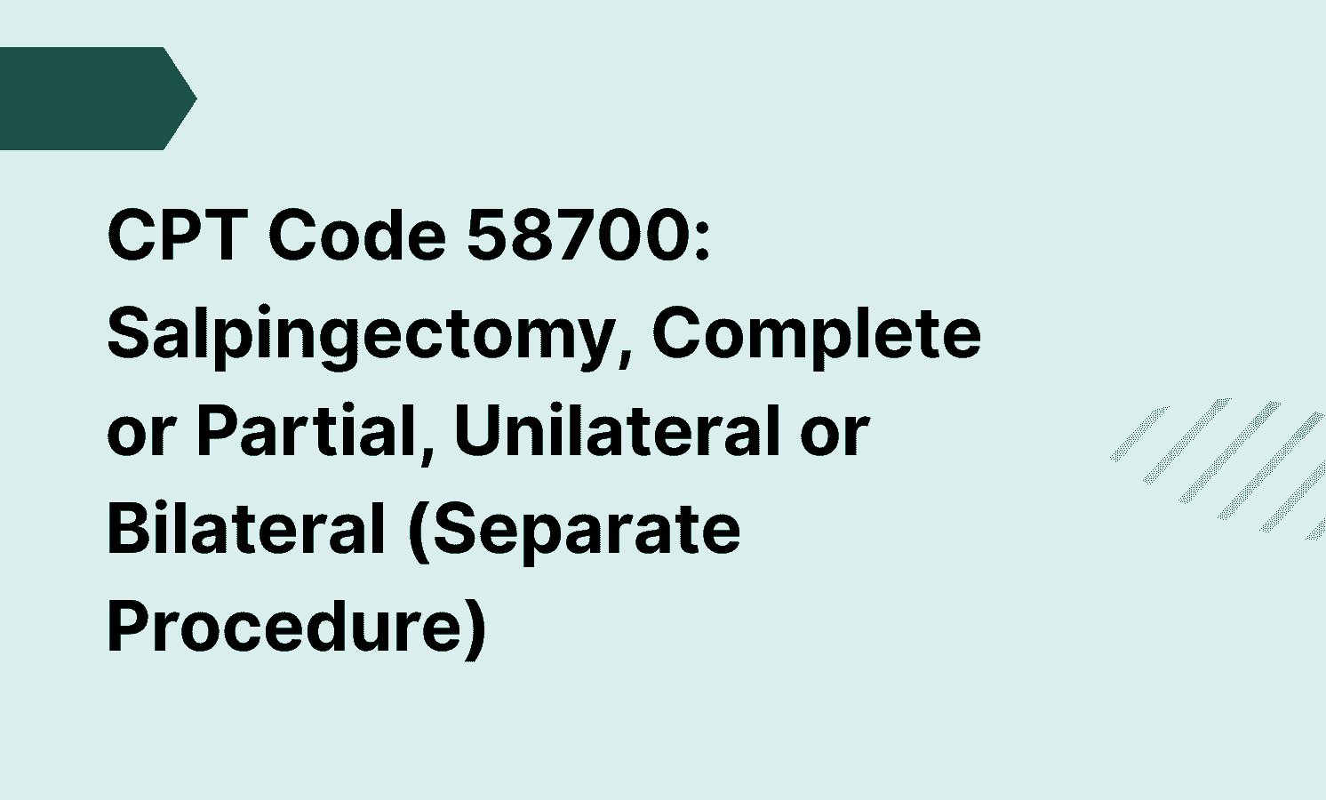 CPT code 58700