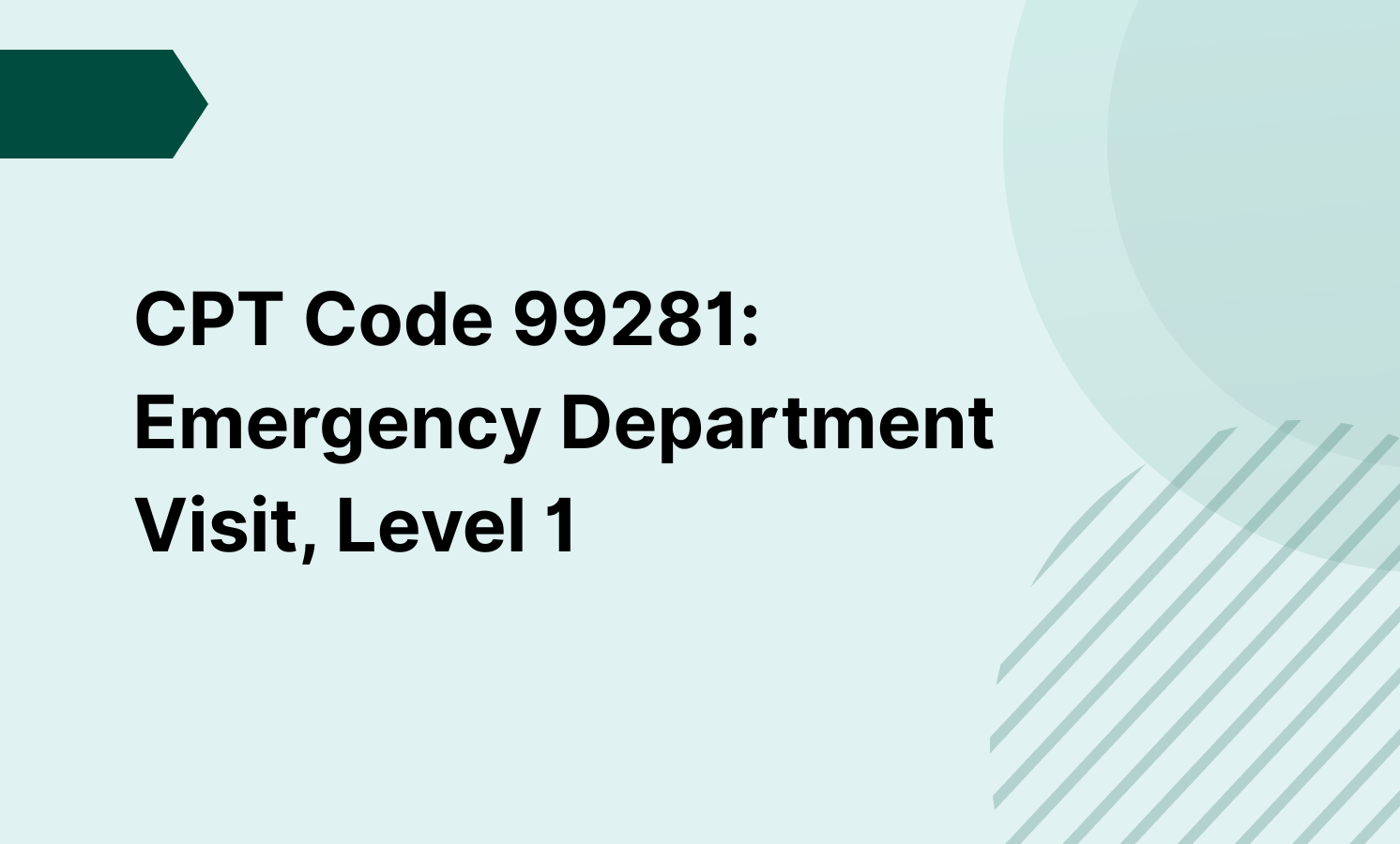 CPT code 99281 image