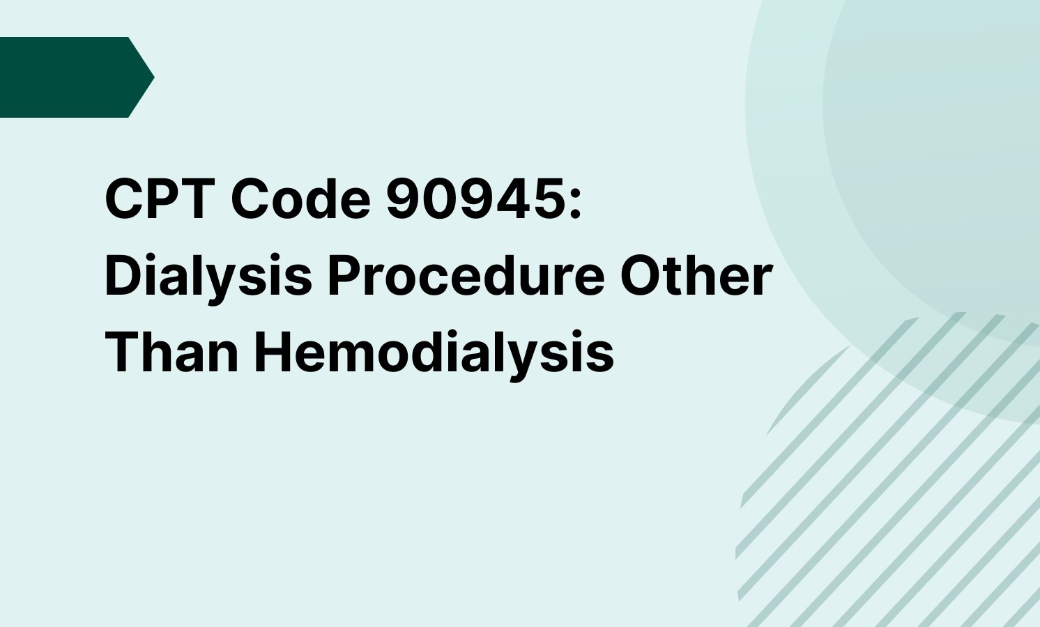 CPT Code 90945 image