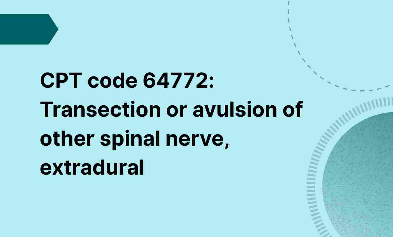 CPT code 64772 image