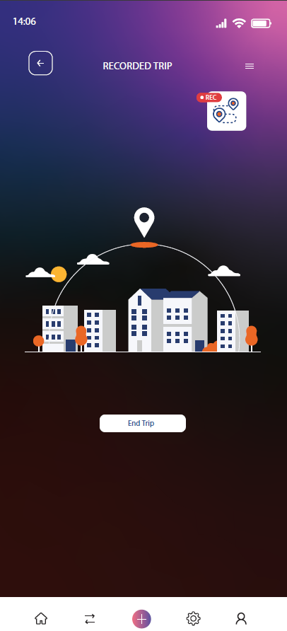Aalto mobile app UI with two home listings and a title at the top saying 12 new matches