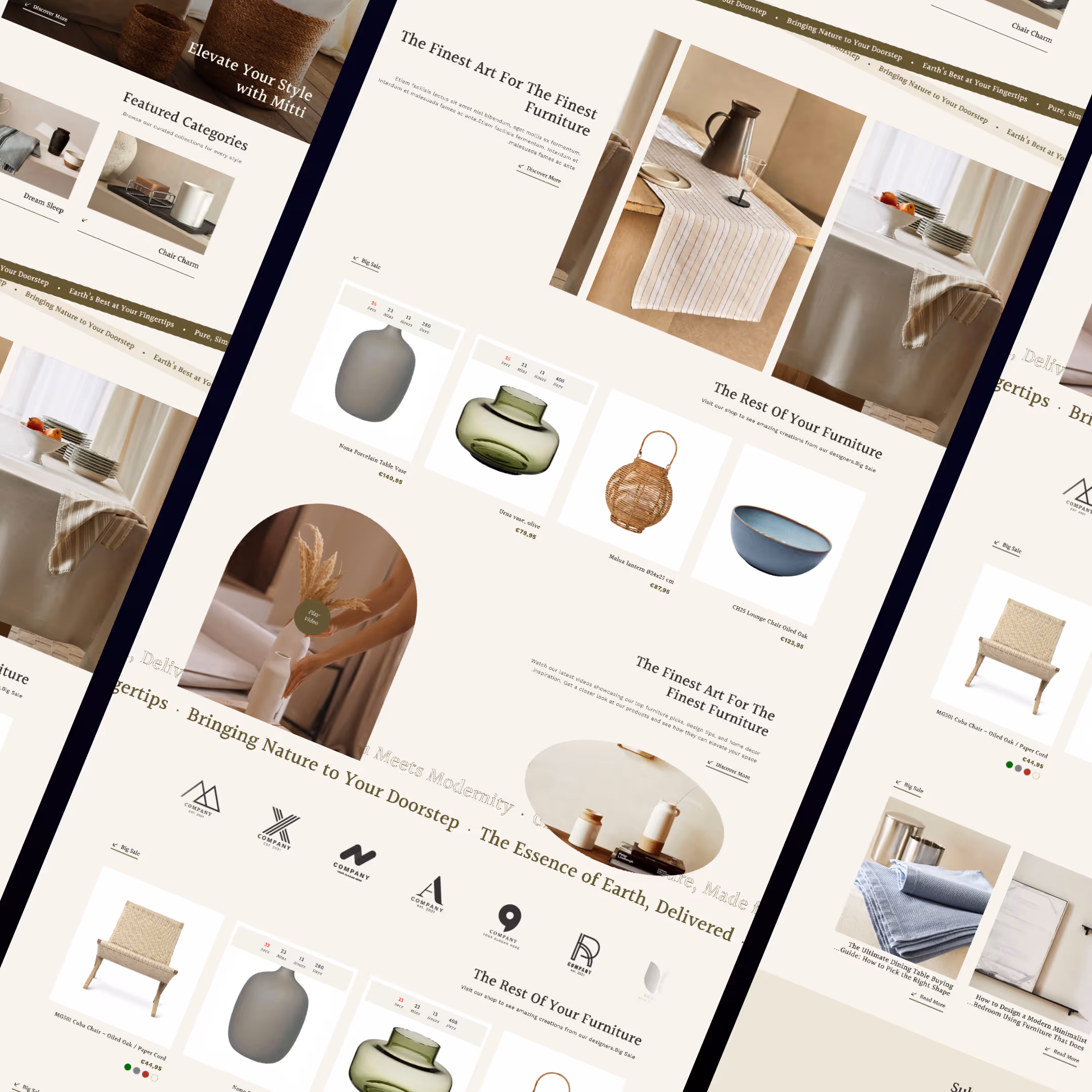 Webdesign-Projekte von Binmo – Übersicht professioneller Webflow-Websites für Unternehmen aus verschiedenen Branchen in Bielefeld