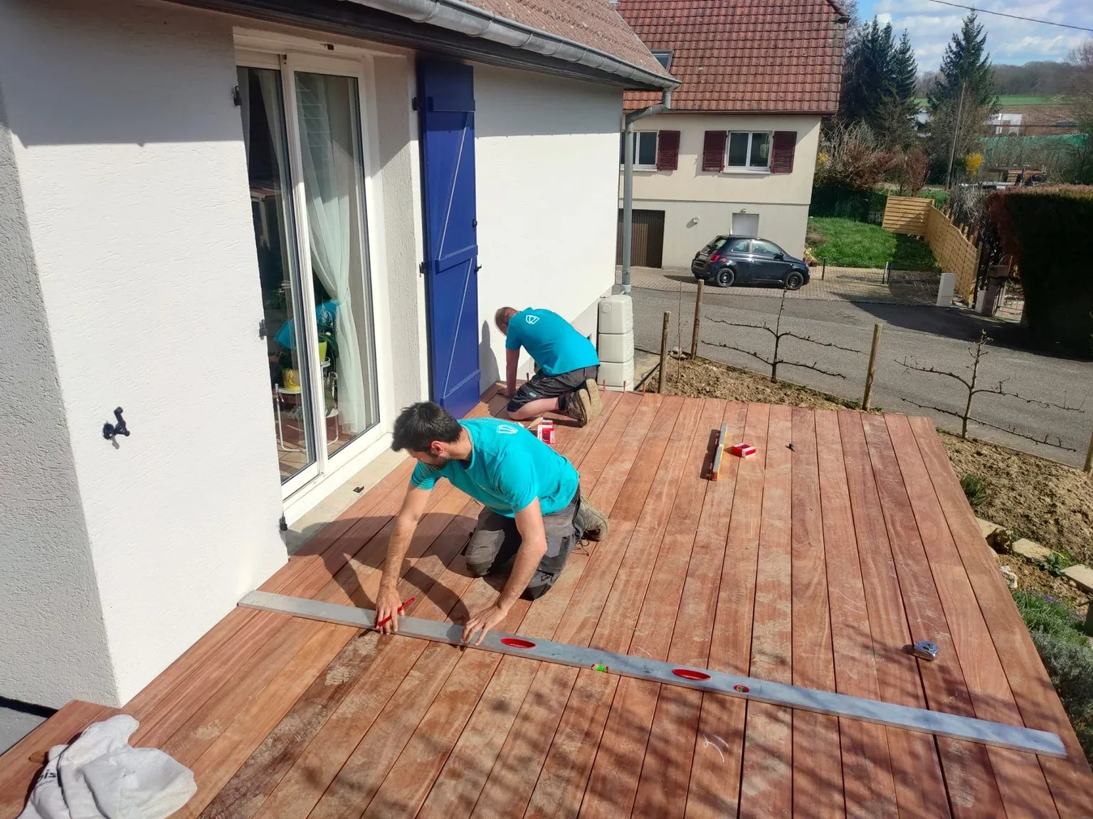 Maxime et Jérôme en action arkobois dans le haut-rhin