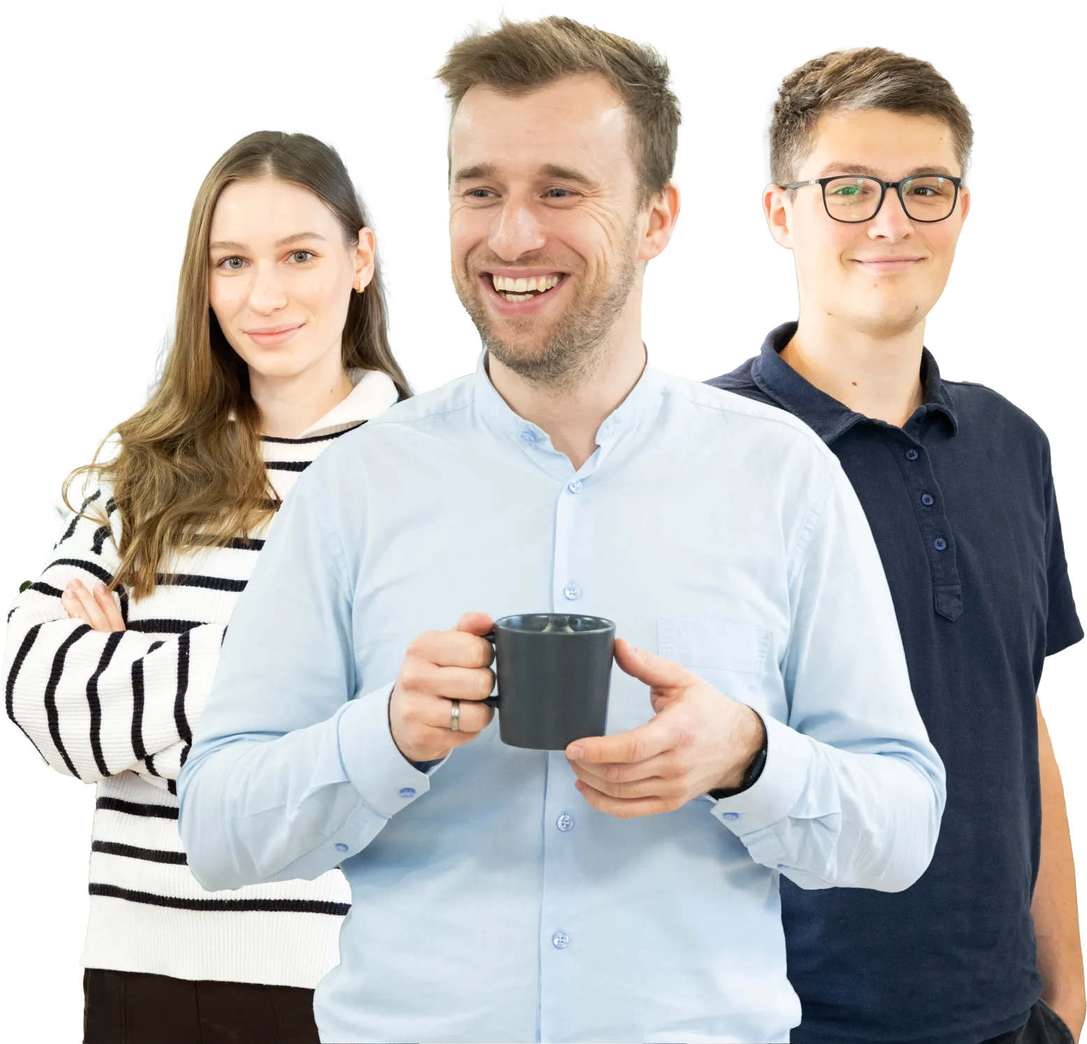 A group of Rocksoft employees
