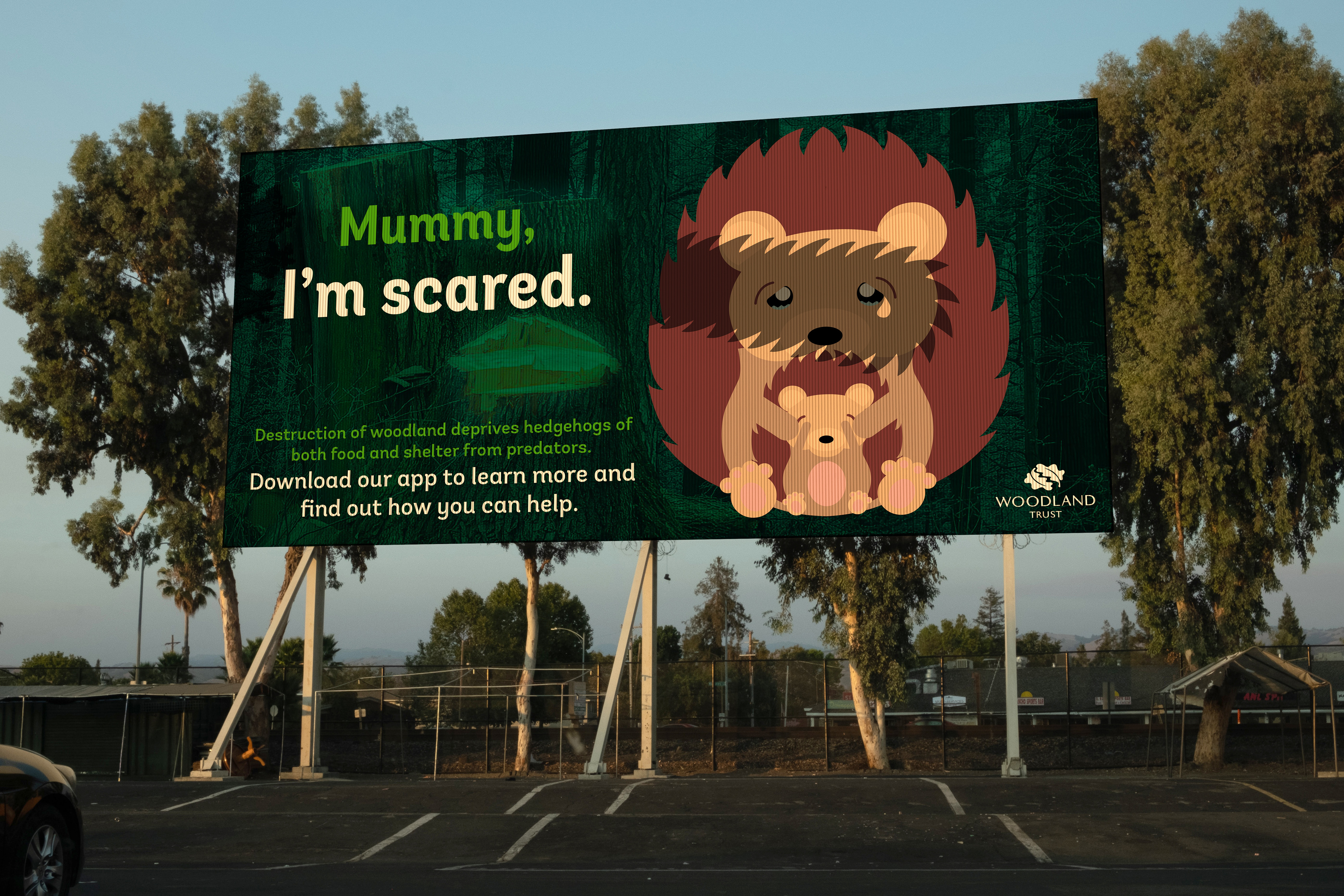 Billboard design in situ.