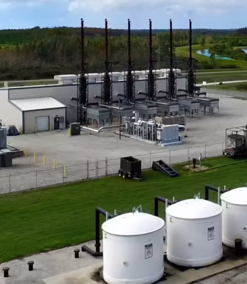 Exterior view of an industrial manufacturing facility