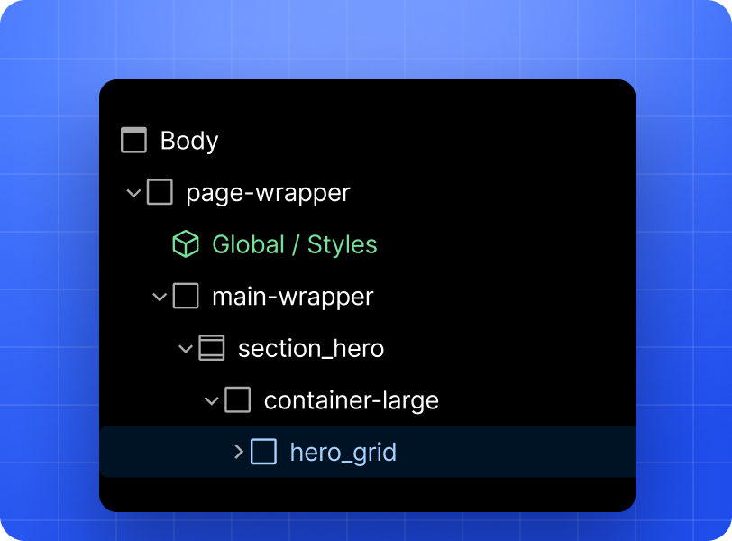 Navigator showing the simpler Client-First v3 core structure