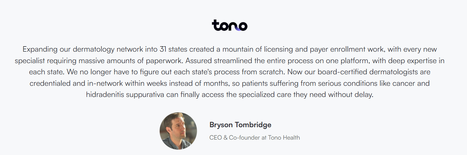 Tono health testimony