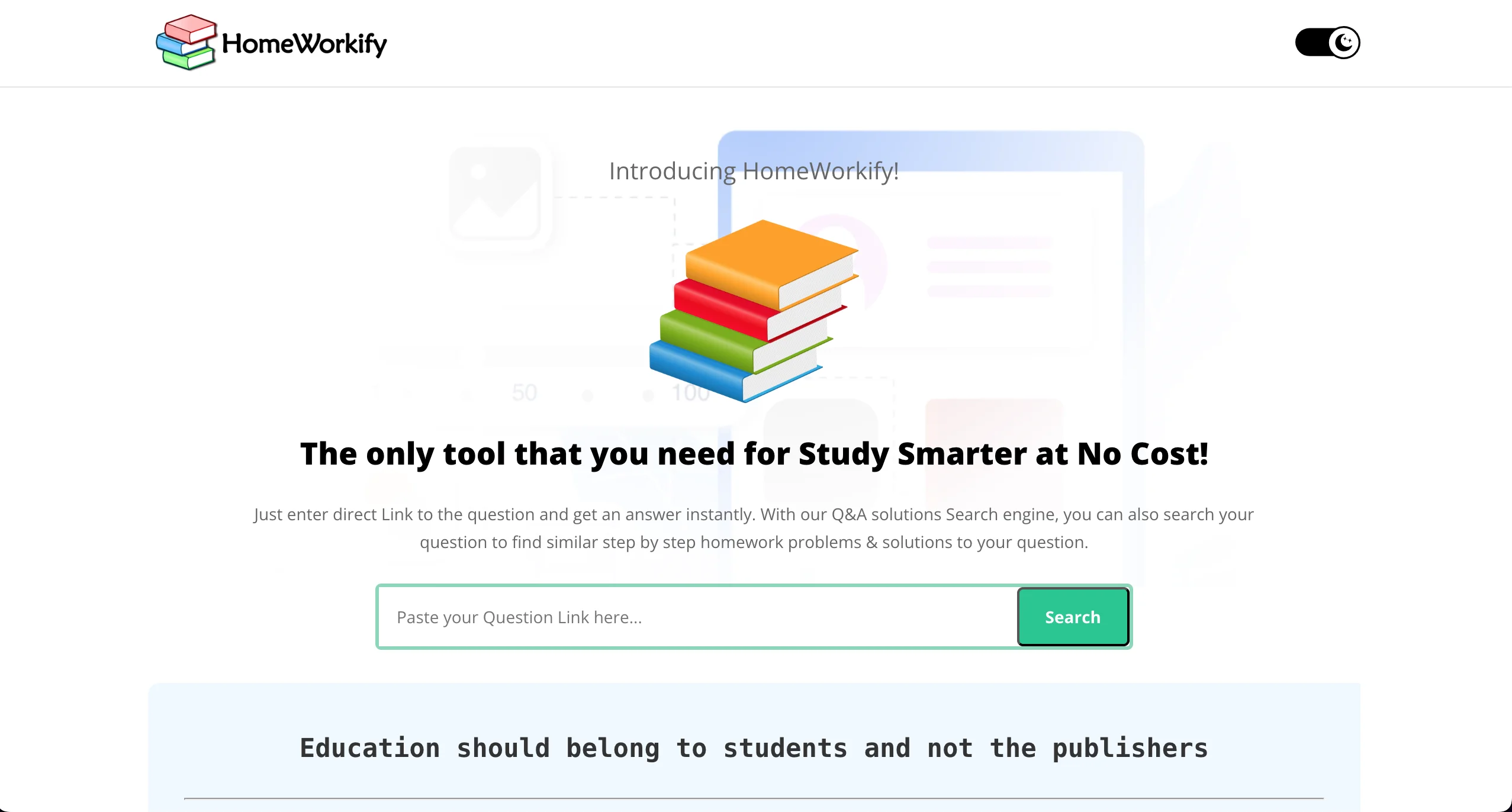 Homeworkify Free AI Homework Helper