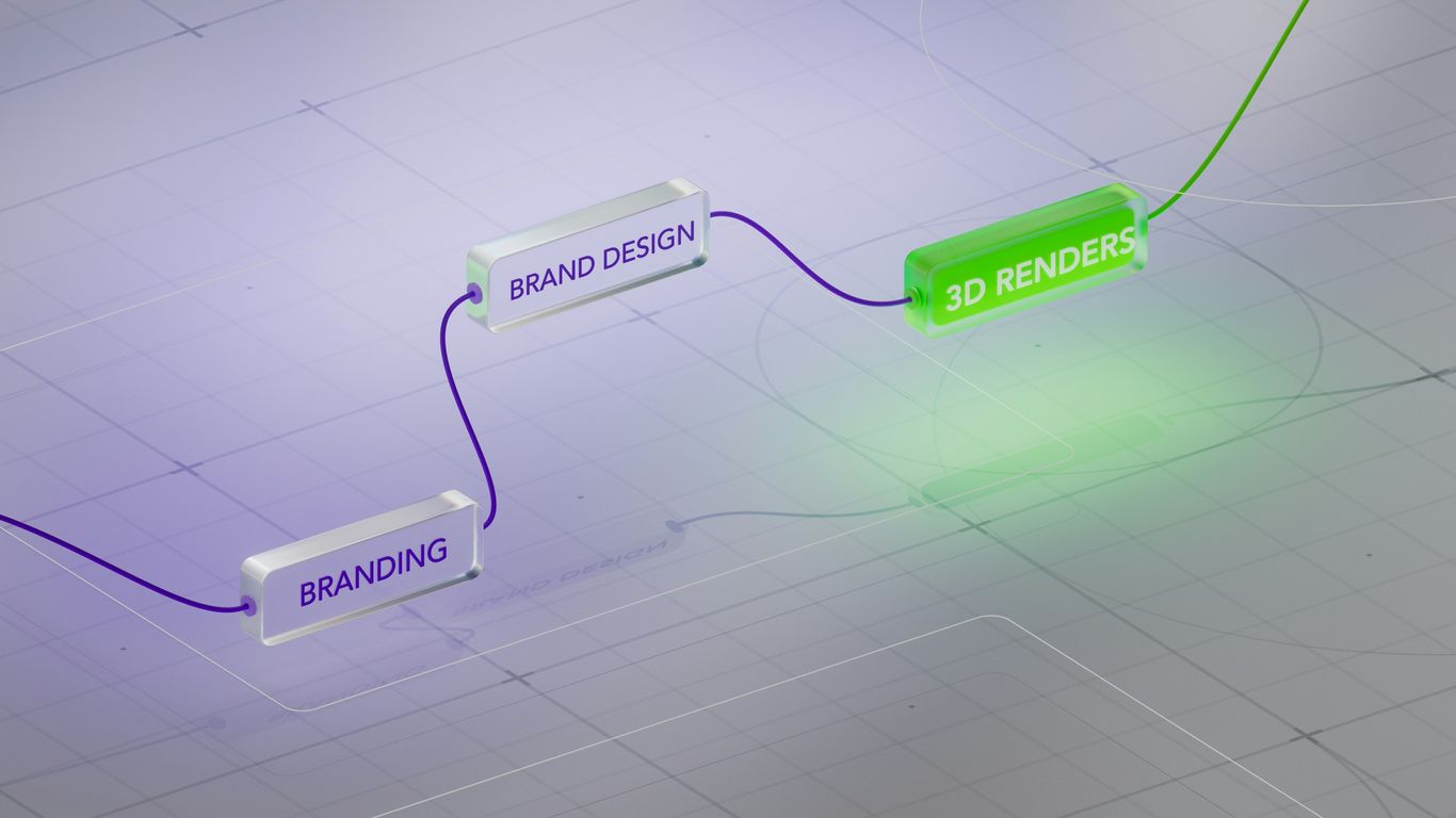 A computer screen with a green light on it