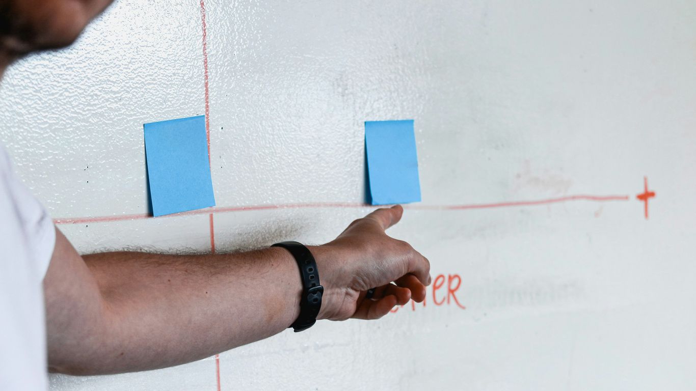 a man looking at the camera