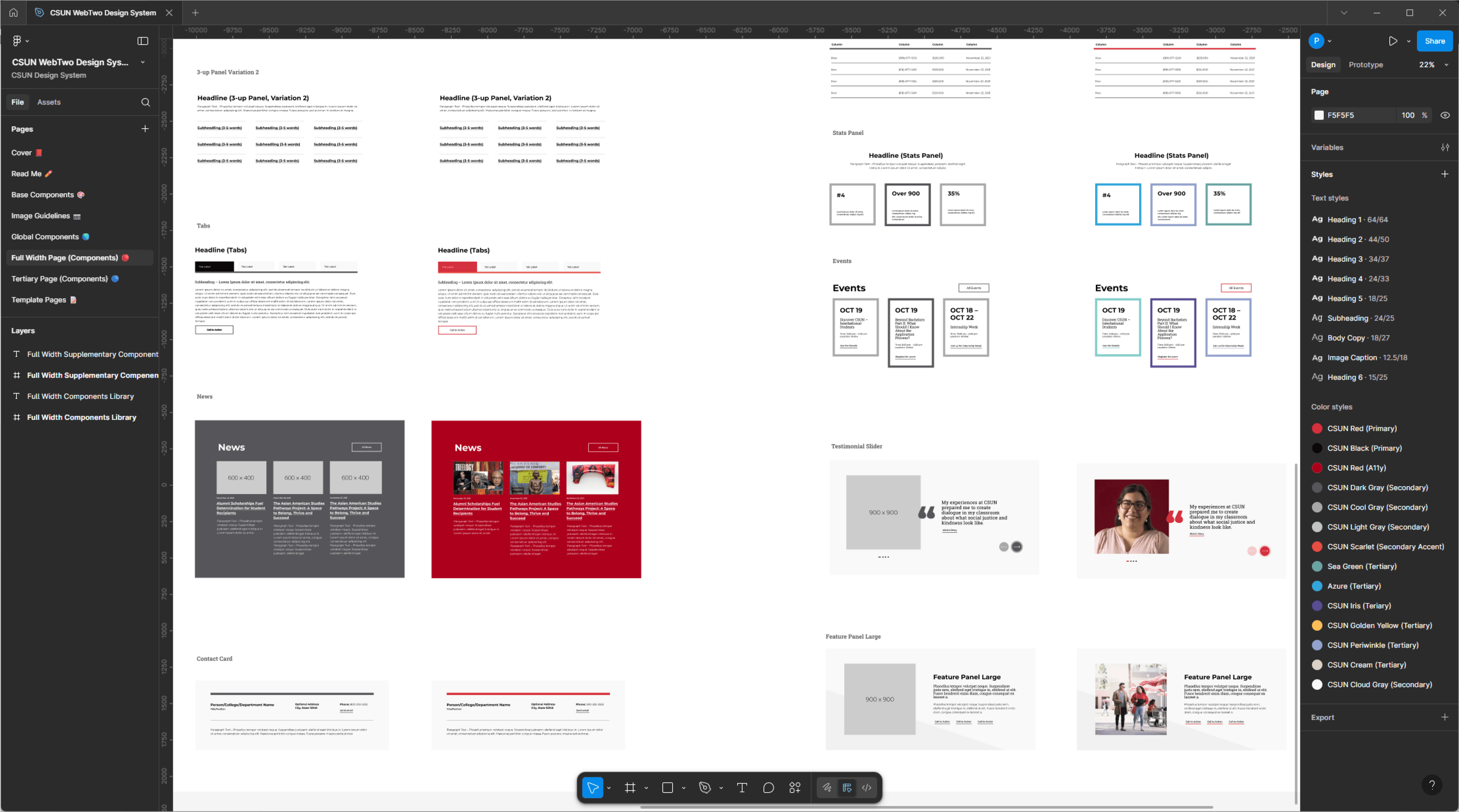 Full width components in figma.
