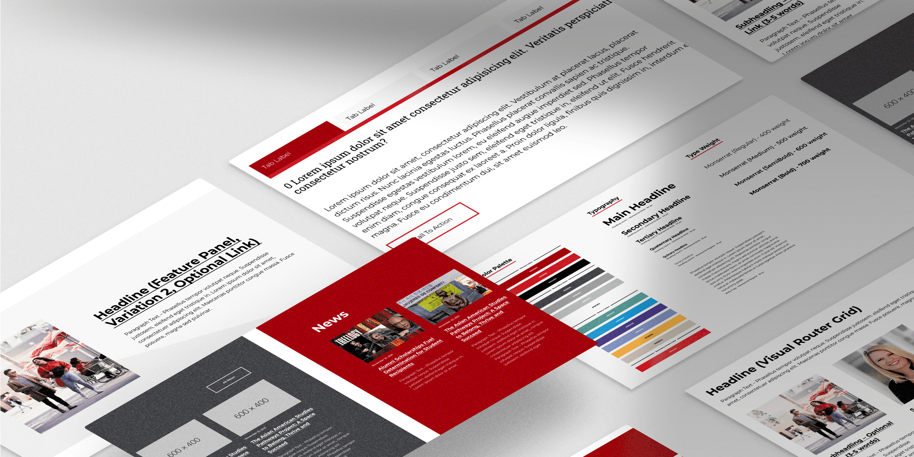 Design system banner.