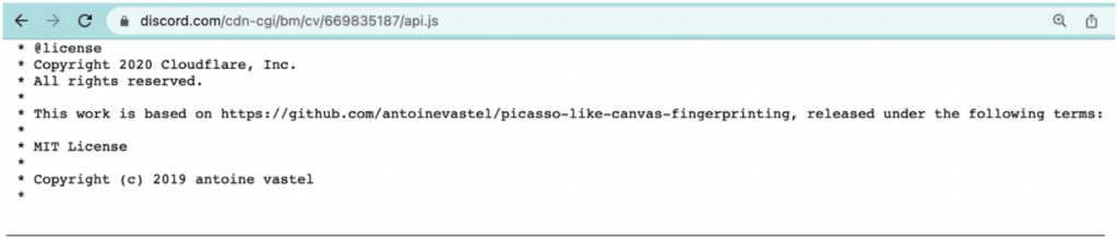 Discord utilise le code d'Antoine Vastel, Head of Research chez DataDome.
