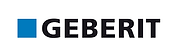 Geberit company logo with blue square and bold black text.