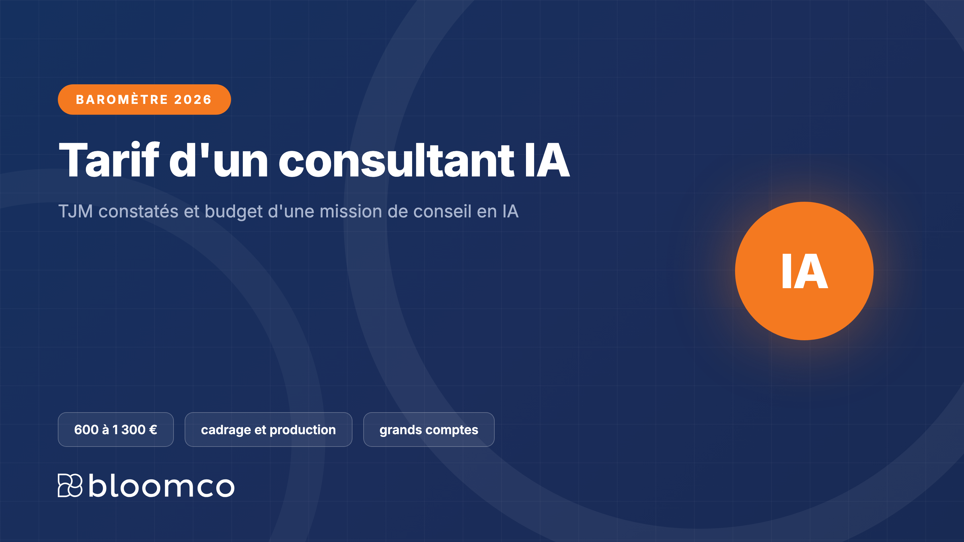 Tarif d'un consultant IA en 2026 : TJM constatés et budget d'une mission
