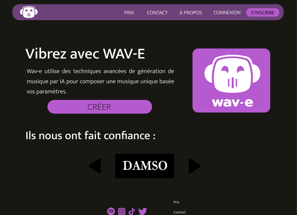 Maquette Wav-e