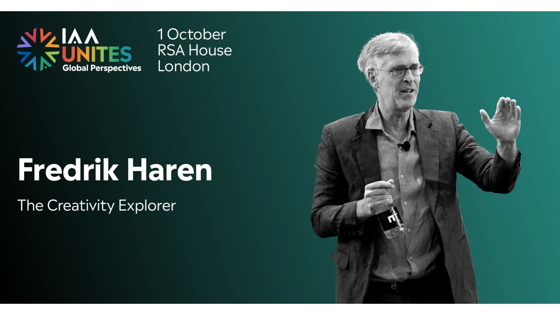 IAA Unites Speaker: Fredrik Haren
