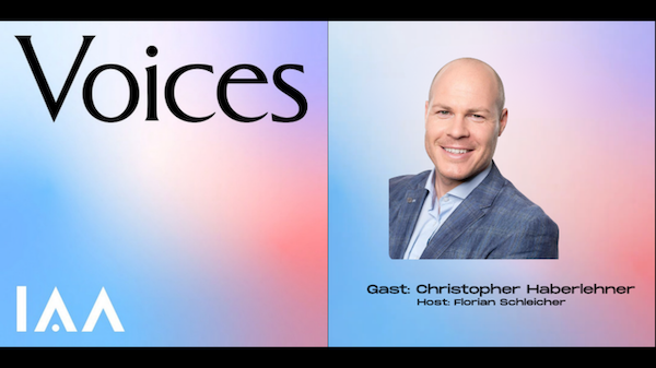 IAA Voices mit Christopher Haberlehner