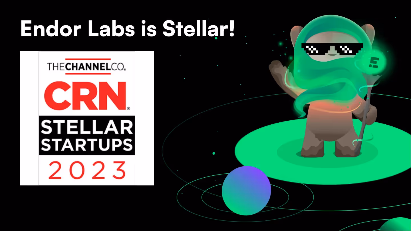 Endor Labs is a CRN 2023 Stellar Startup!