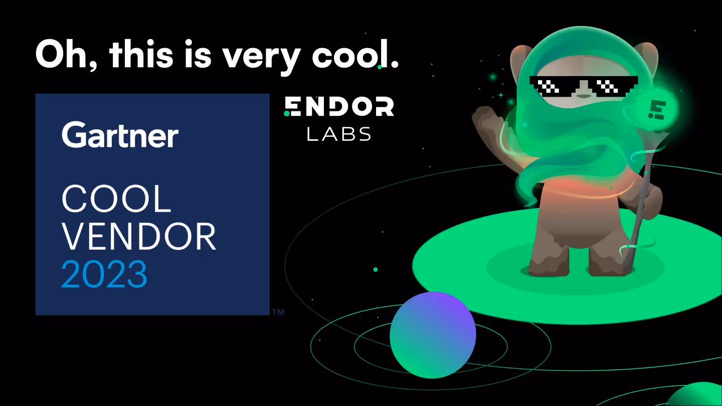 Endor Labs Recognized as a Cool Vendor in the 2023 Gartner® Cool Vendors™ in Platform Engineering for Scaling Application Security Practices