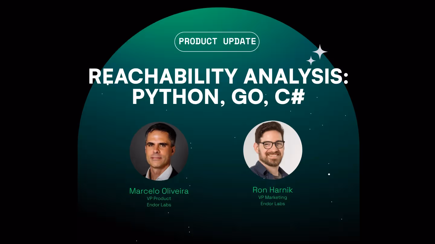 Introducing SCA reachability analysis for Python, Go, and C#