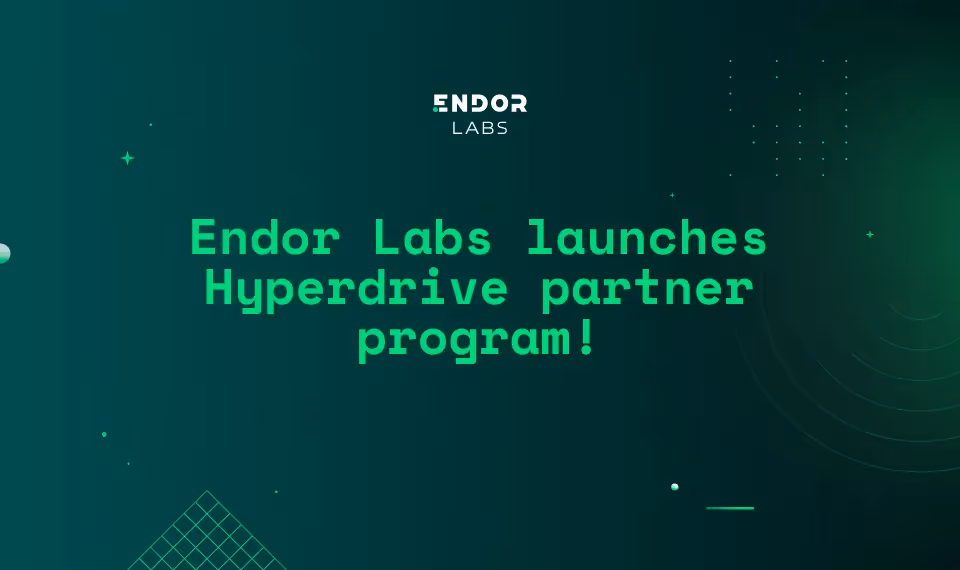 Endor Labs Announces 100% Channel Commitment, Launches Global Hyperdrive Program to Arm Resellers and Solution Providers with Unprecedented Software Supply Chain Security