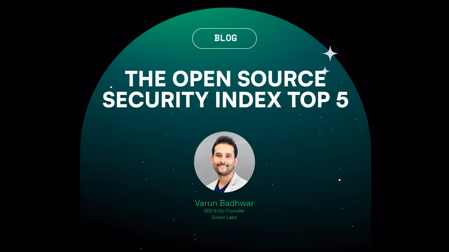 The Open Source Security Index Top 5