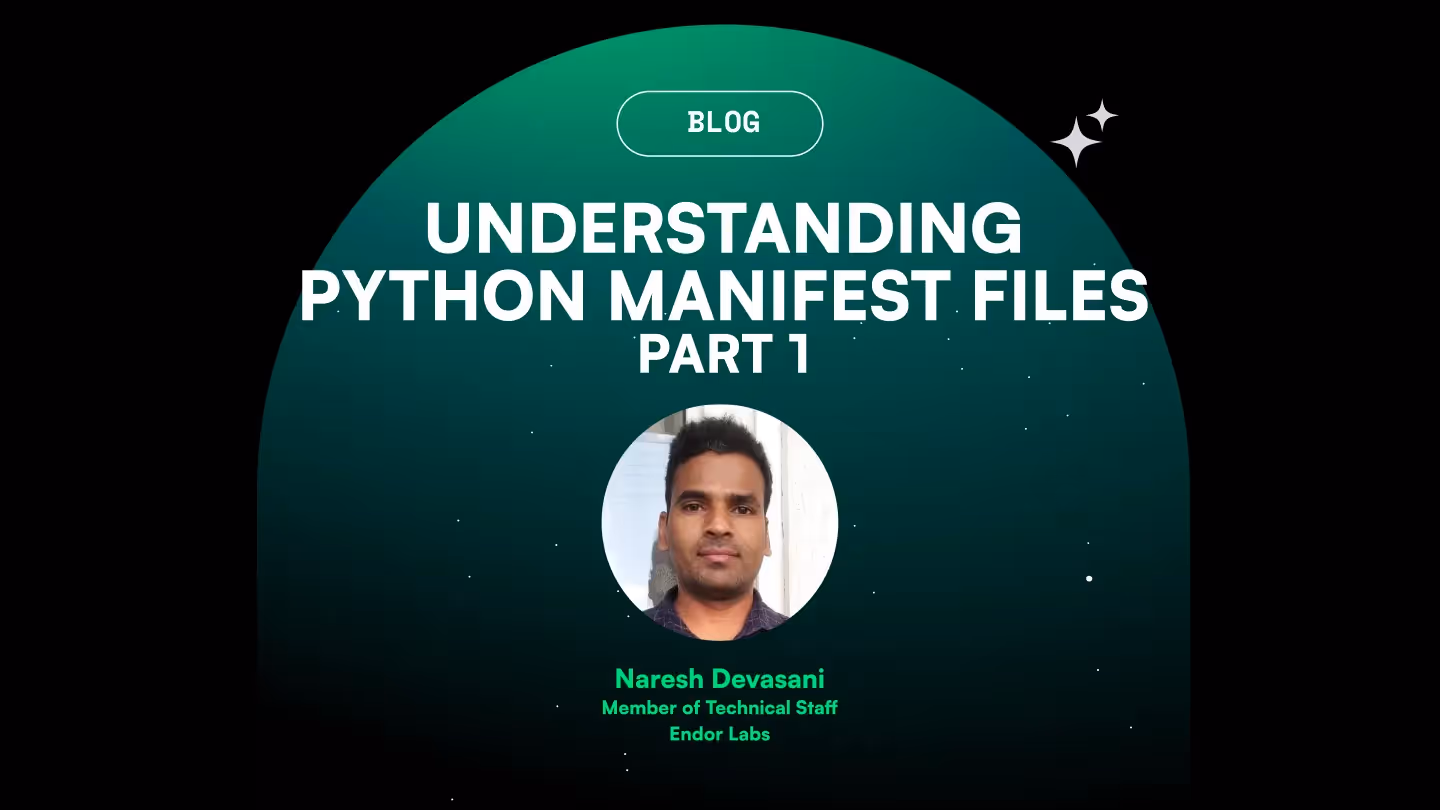 Understanding Python Manifest Files: Part 1