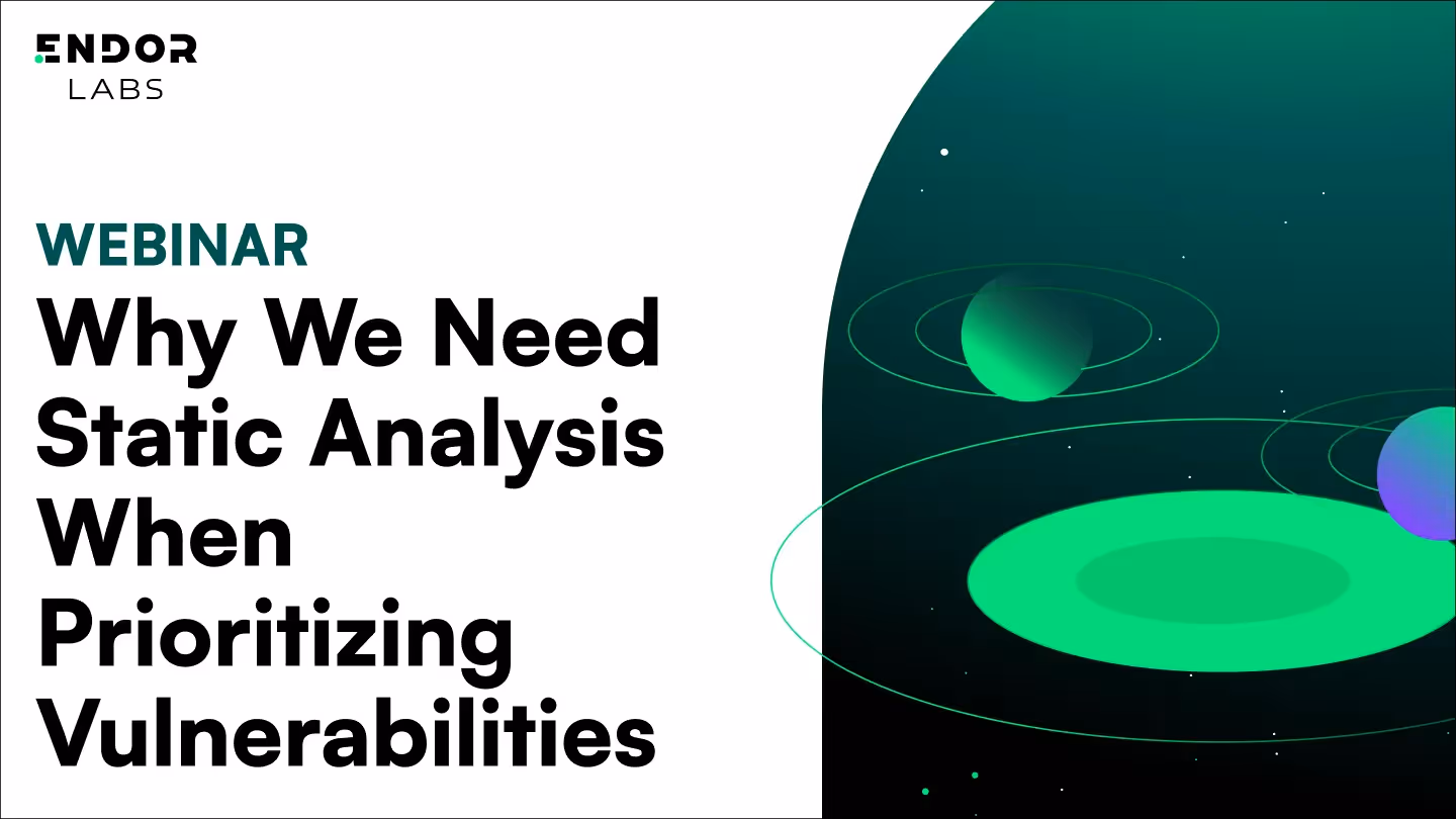 Why We Need Static Analysis When Prioritizing Vulnerabilities