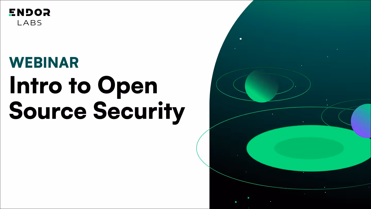 Introduction to Open Source Security