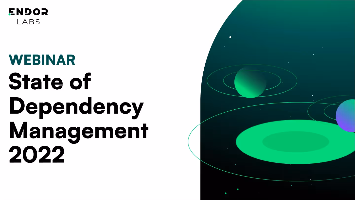 Highlights from State of Dependency Management 2022