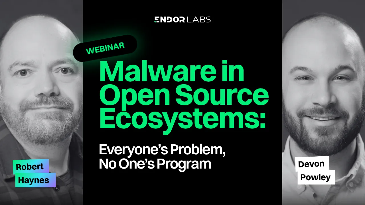Malware in Open Source Ecosystems: Everyone’s Problem, No One’s Program
