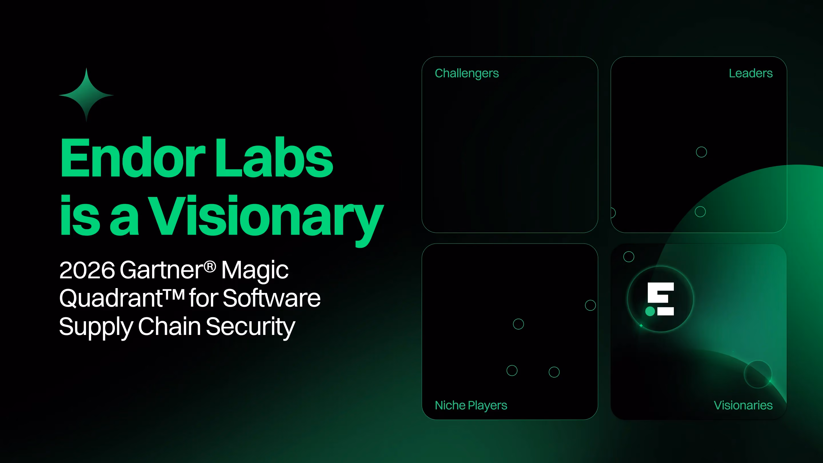 Endor Labs is a Visionary in the 2026 Gartner® Magic Quadrant™ for Software Supply Chain Security