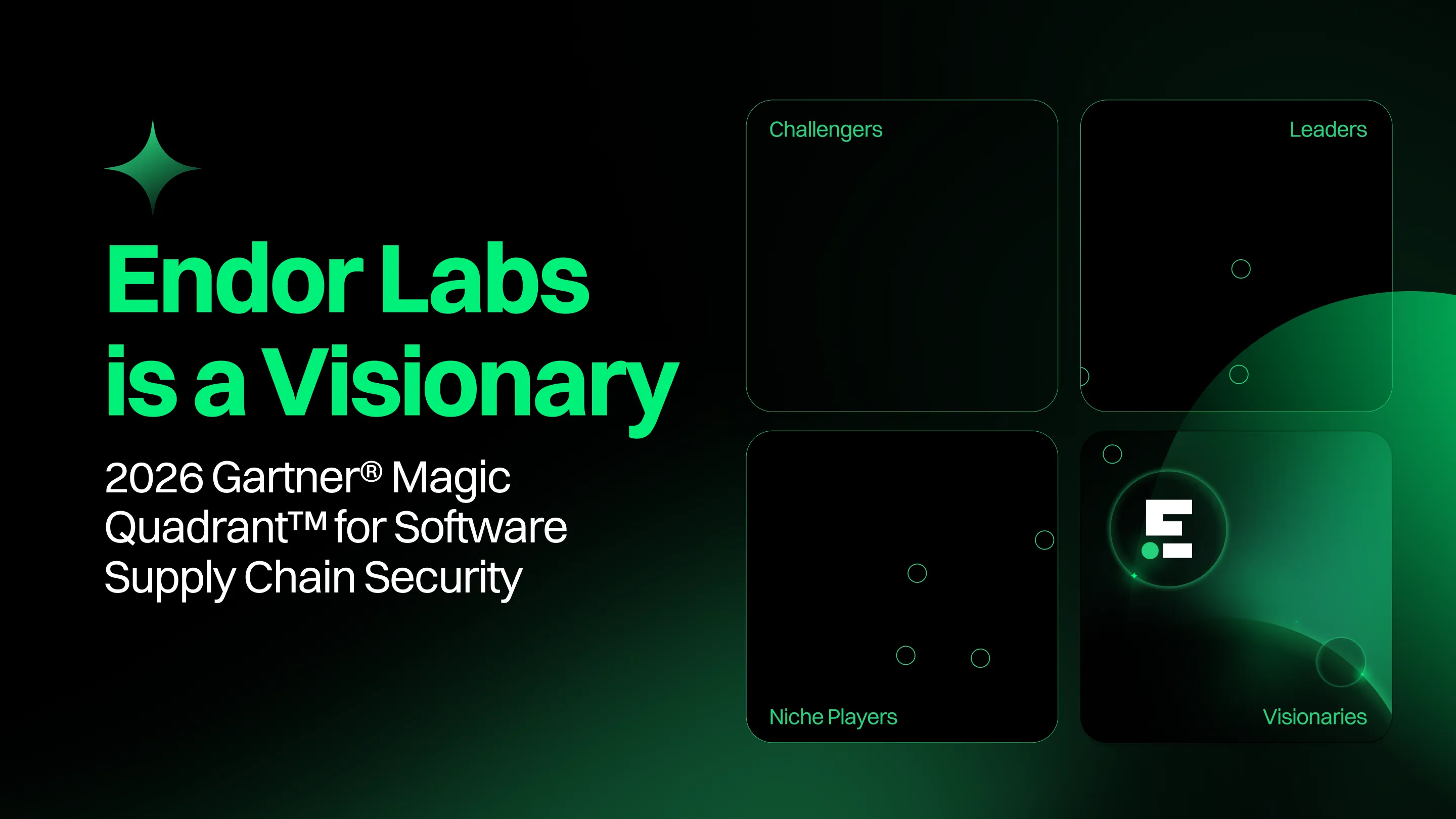 Endor Labs is a Visionary in the 2026 Gartner® Magic Quadrant™ for Software Supply Chain Security