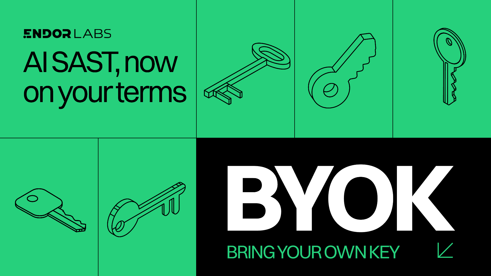 Your model, our analysis: BYOK for Endor Labs AI SAST