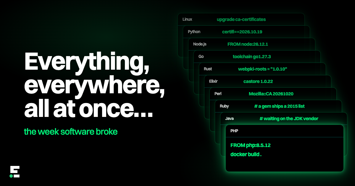 Everything, everywhere, all at once… the week software broke