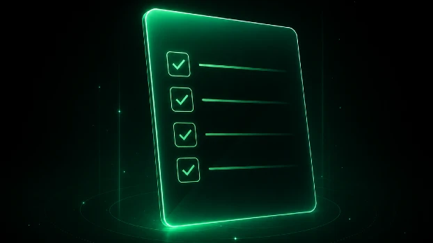 Illustration of a checklist representing the topic of ADLC Buyer's Checklist