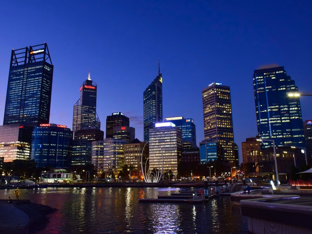 Perth skyline.