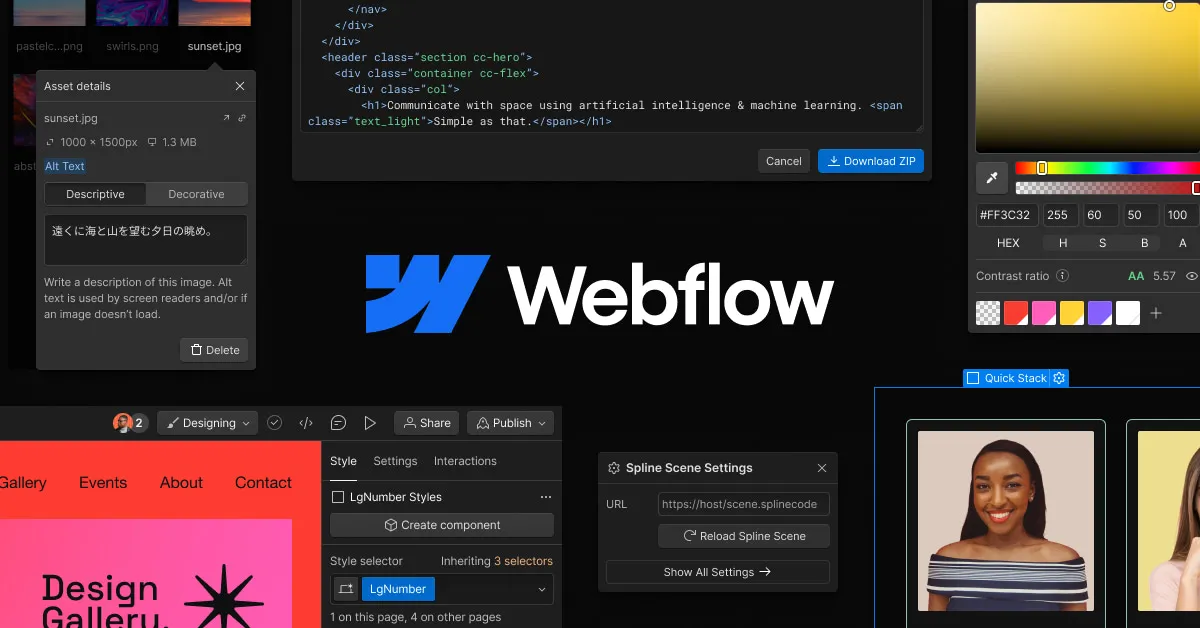 Webflow: Create a custom website | Visual website builder